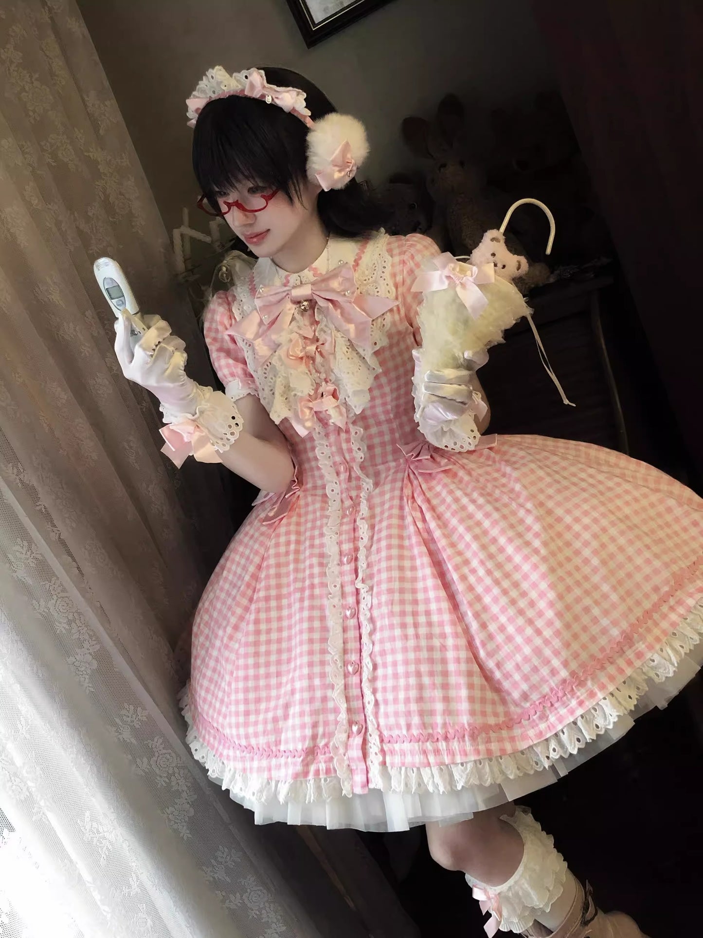 【受注予約~11/20】Ribbondoll ワンピース【Cutey Mask】