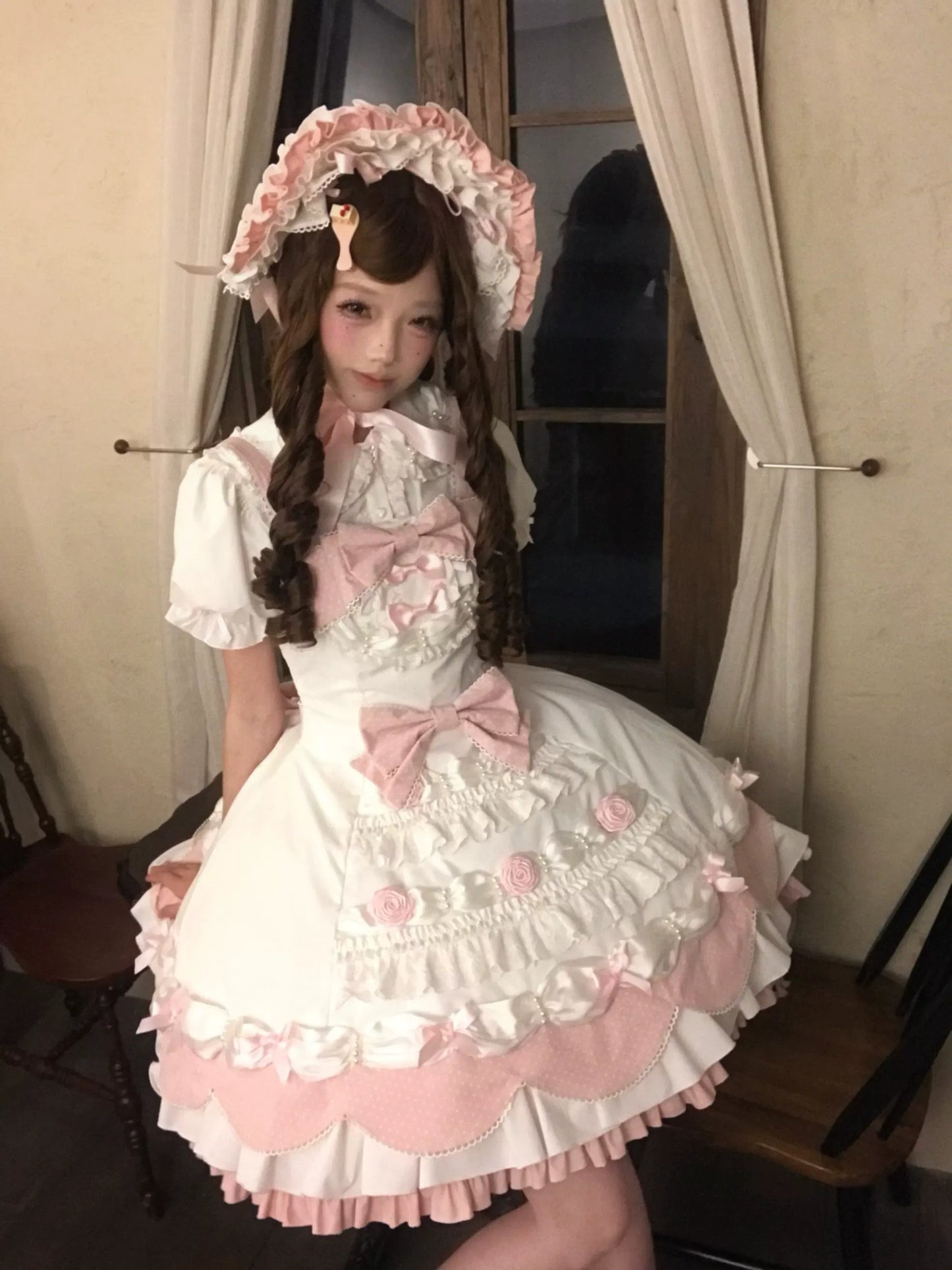 【受注予約~9/3】Floral Cake ボンネット【Sugar Cookies】