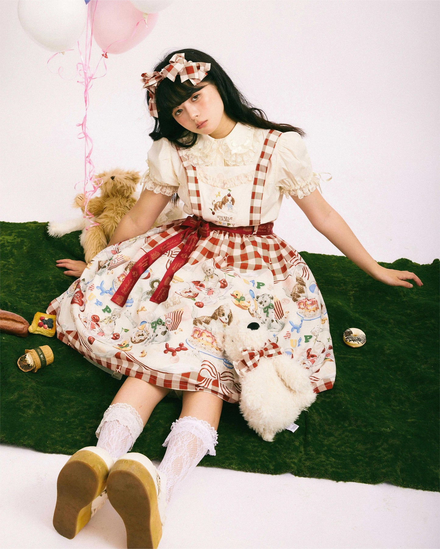 Hunde-Konditor-Pulloverrock [Little Red Cat Paradise]