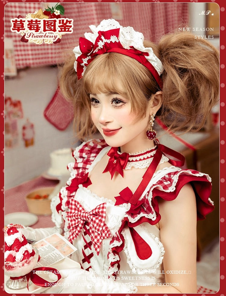 【受注予約~11/18】Strawberry Cake Illustration アクセサリー【花与珍珠匣】