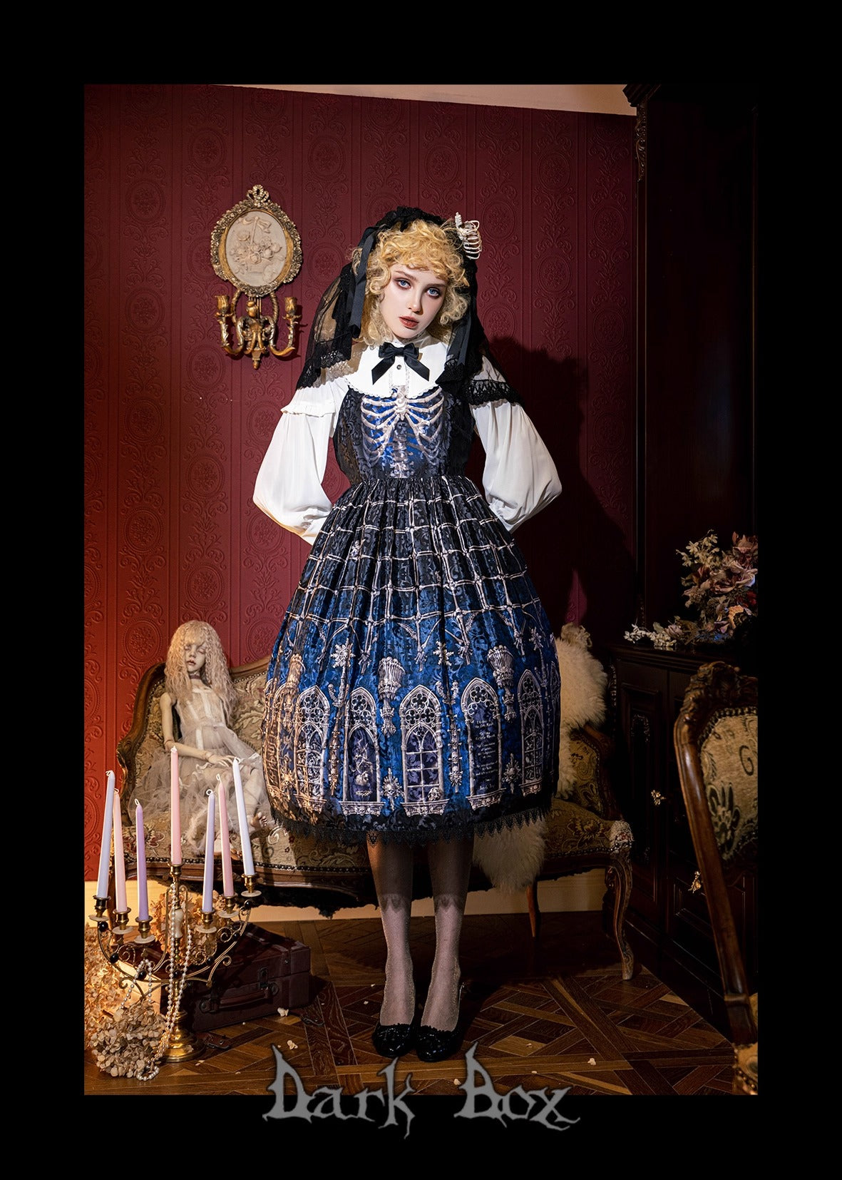 【受注予約~11/10】Ossuary ジャンパースカート【Dark Box】