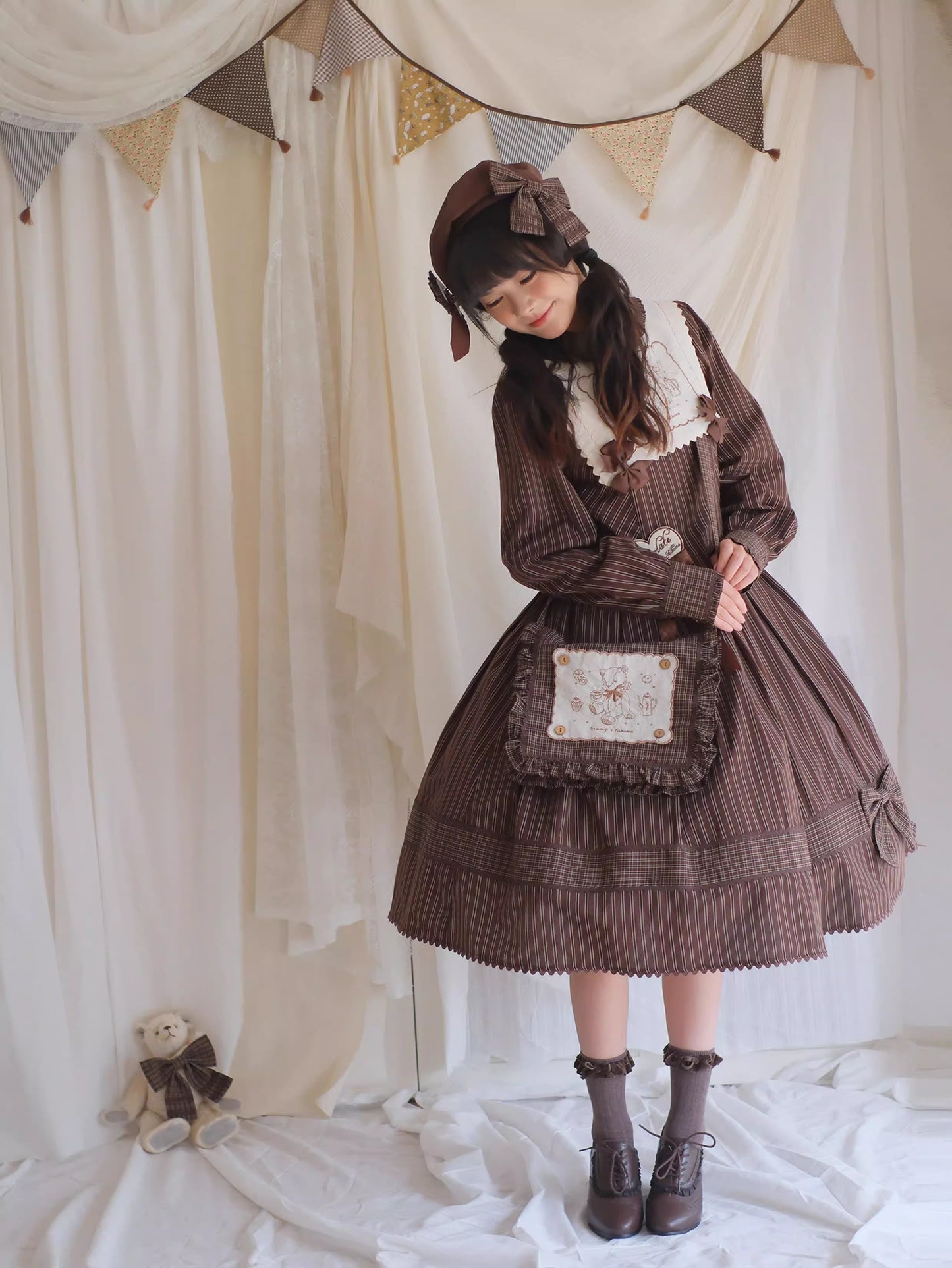 【受注予約~11/10】Bear Cake アクセサリー【Stamp Albums】