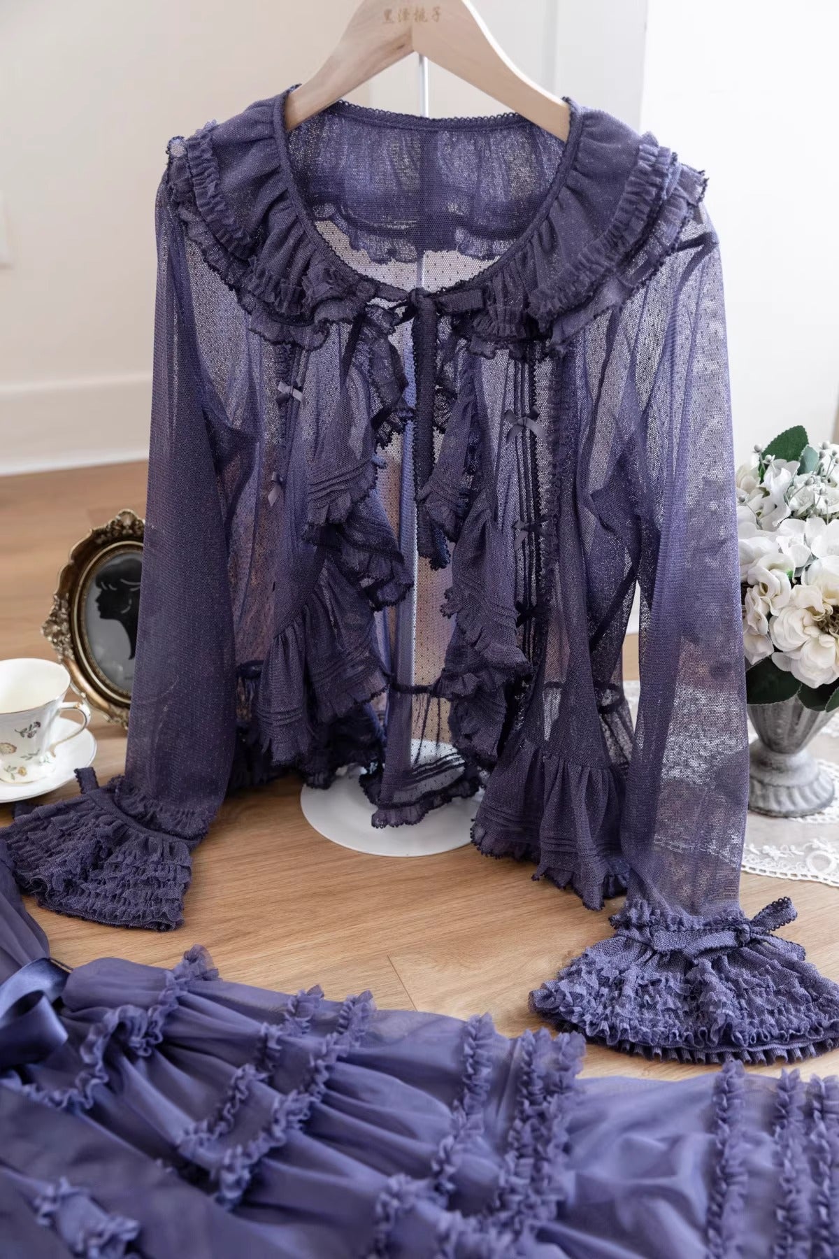 【受注予約~12/24】Lillian's Summer カーディガン(長袖)【Spring Flower Language】