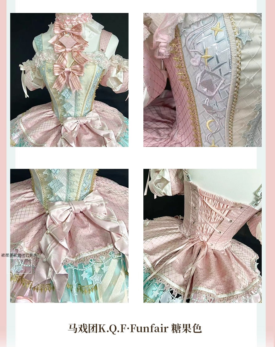 【受注予約~12/24】K.Q.Fサーカス団 フルセット(ミント×ピンク)【咩耶】