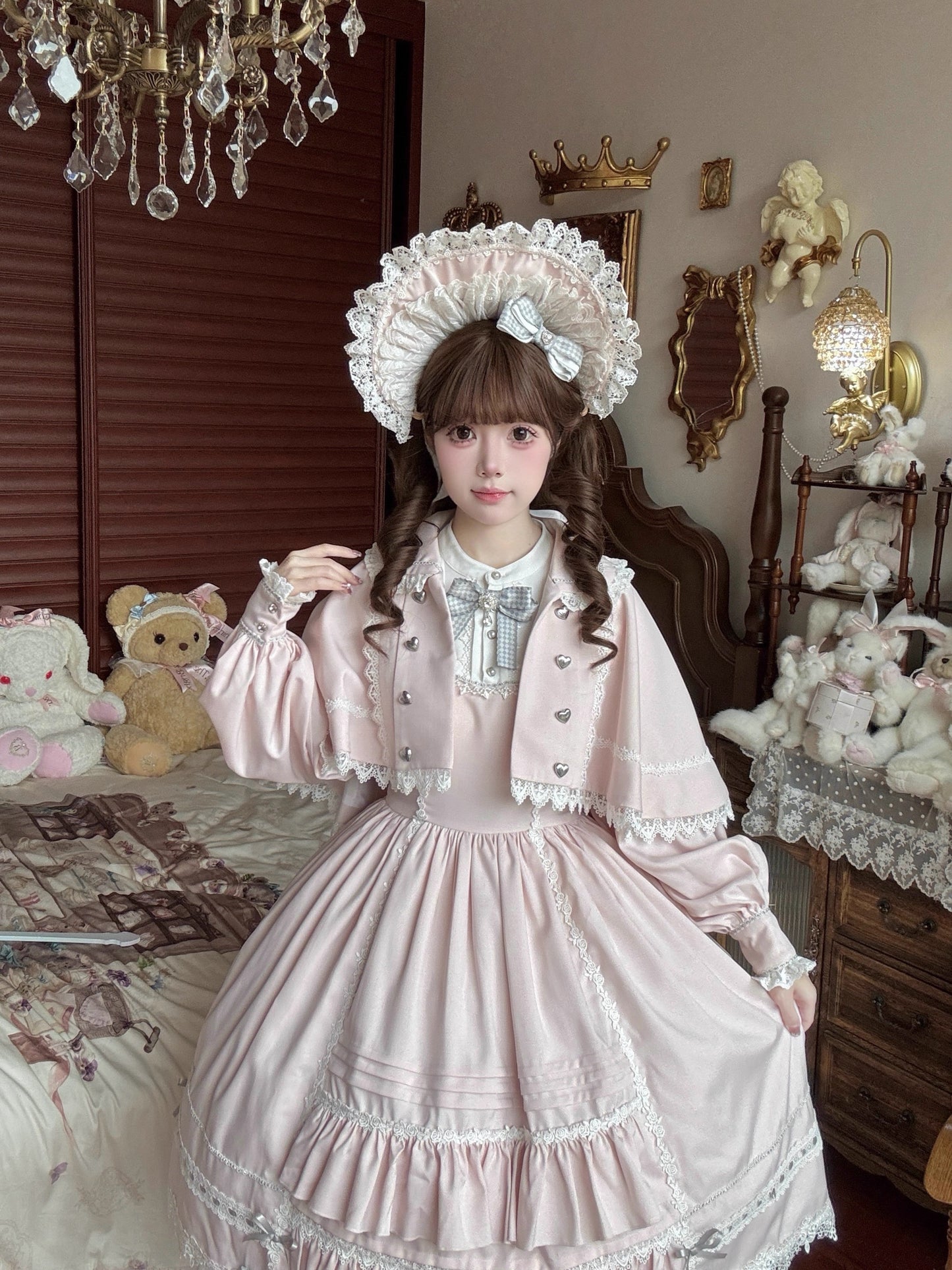 【受注予約~10/16】Dolls Night ケープ【Flower Banquet】