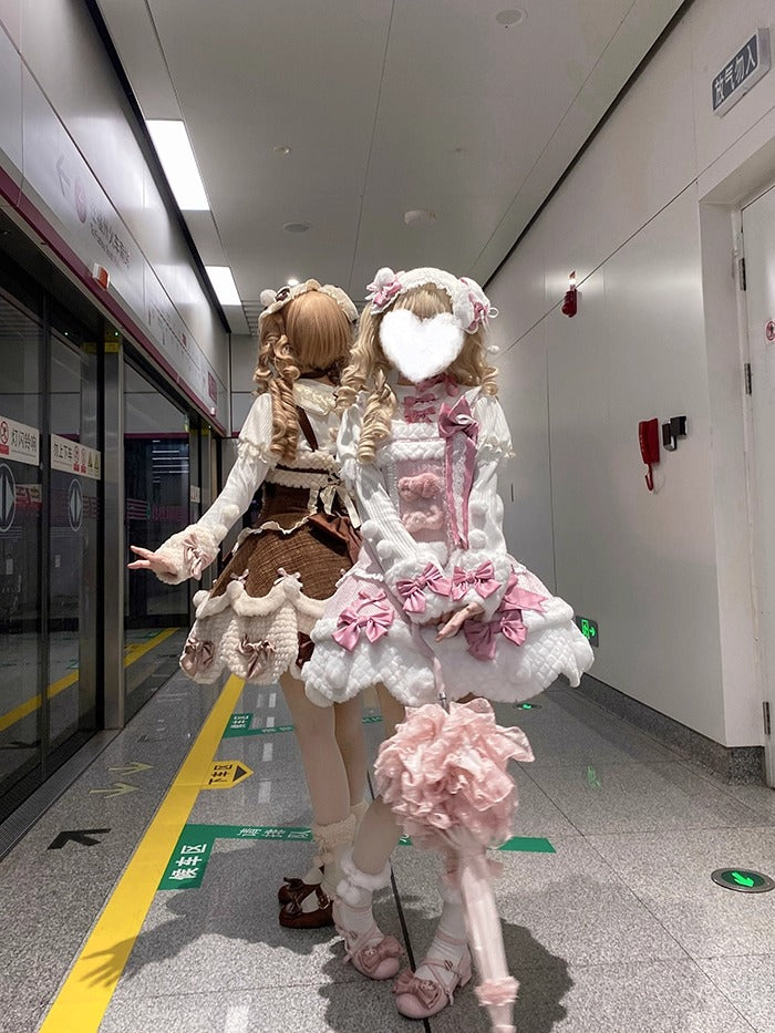 【受注予約~10/23】Frosted Sugar Rabbit ジャンパースカート・サロペット【双生小熊】