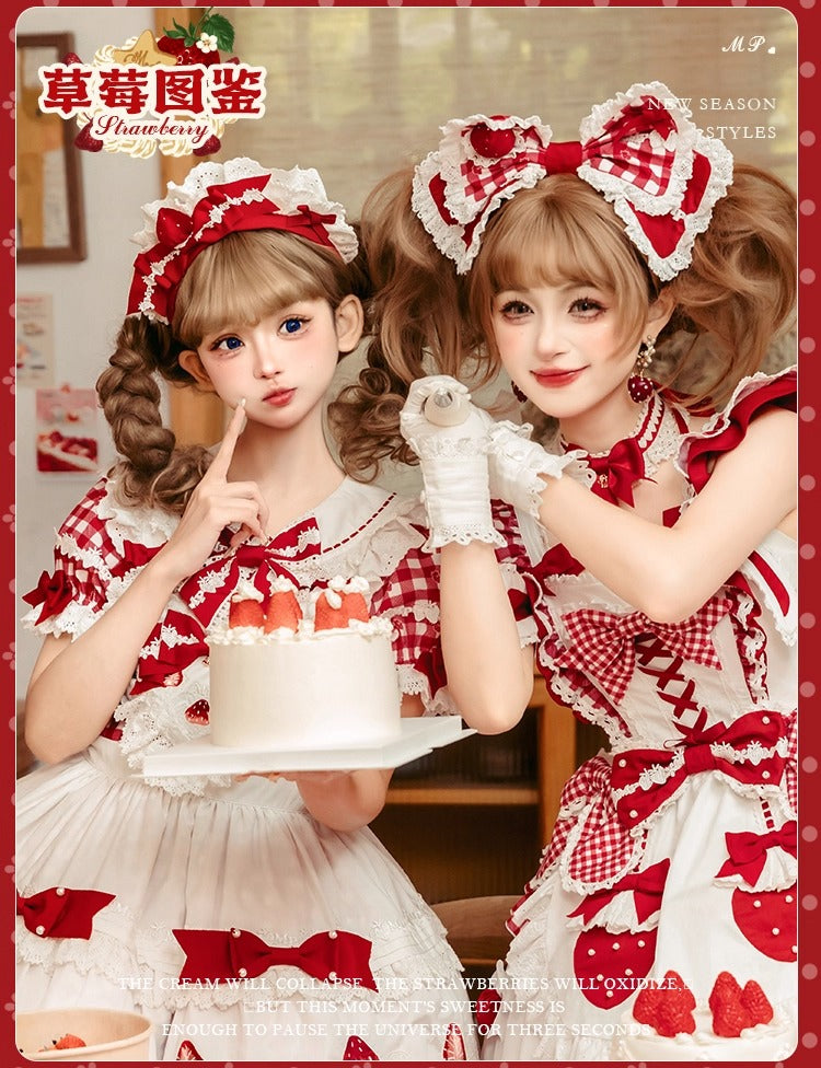 【受注予約~11/18】Strawberry Cake Illustration アクセサリー【花与珍珠匣】