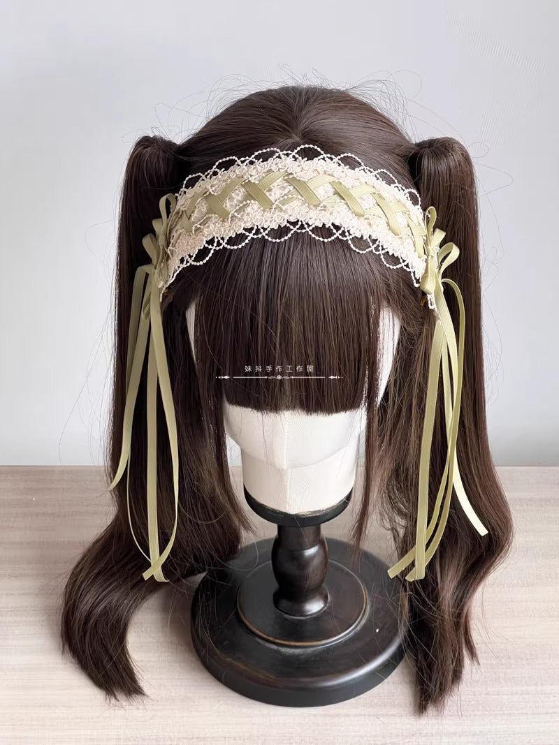 リボンテールヘッドドレス【妹抖手作工作屋】