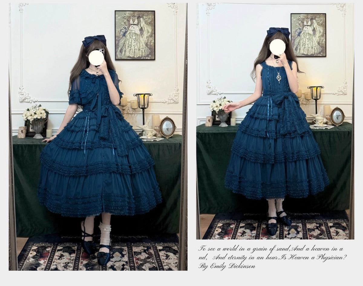 【受注予約~12/24】Lillian's Summer ジャンパースカート(タイプ1・ロング丈)【Spring Flower Language】