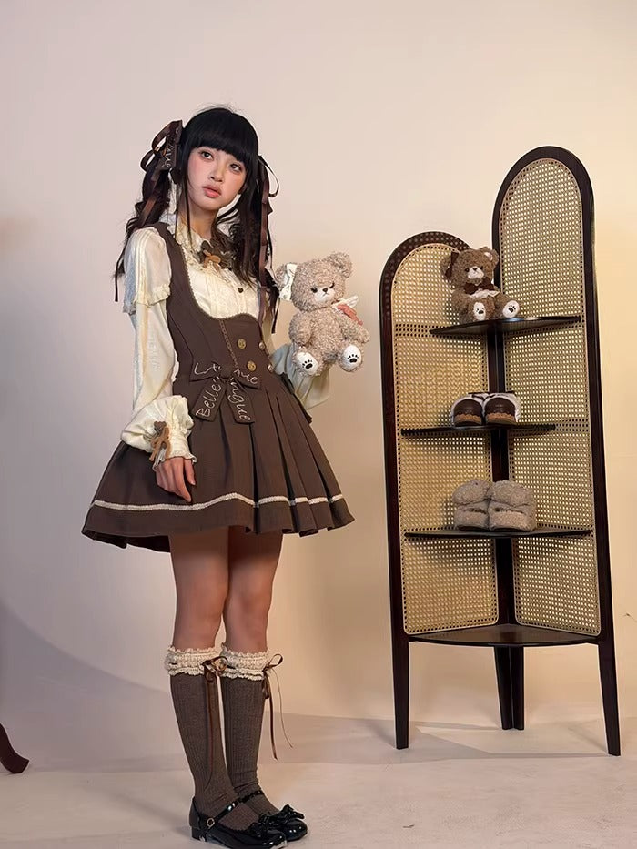 【受注予約~1/12】スイートカヌレ ジャンパースカート【Belle Langue】