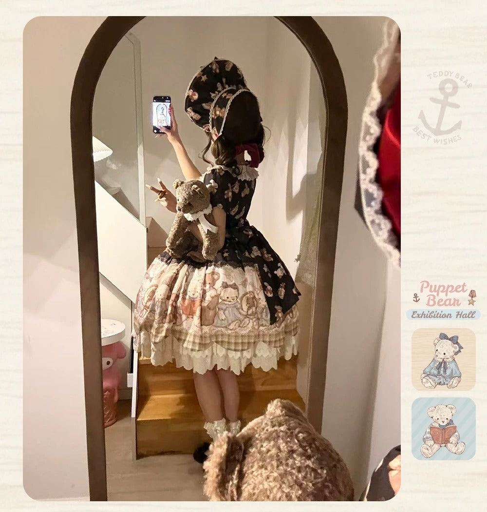 【受注予約~8/4】Teddy Bear Museum ワンピース【First Dream】