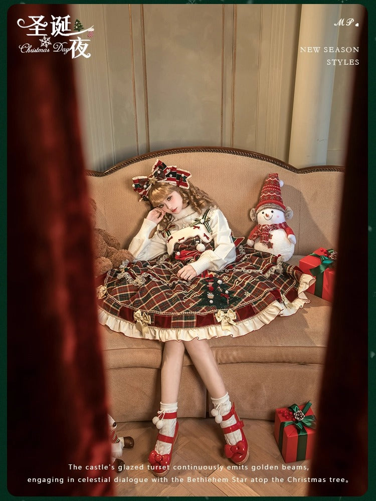 【受注予約~10/28】Christmas Eve ワンピース・ジャンパースカート【花与珍珠匣】