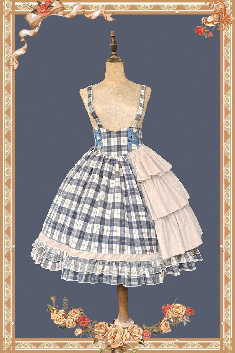 Morning Tune ケープ付きジャンパースカート【Infanta】