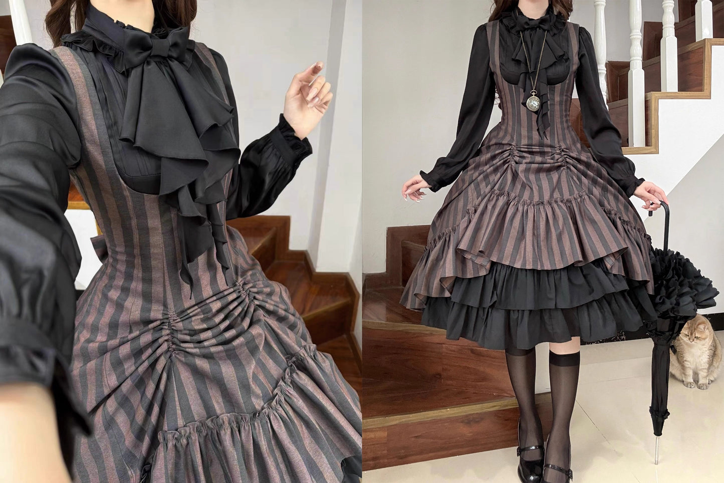 【受注予約~12/4】Black Forest ジャンパースカート【berryandwood】