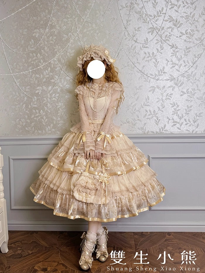 【受注予約~9/11】Gilded Dream トップス・スカート【双生小熊】