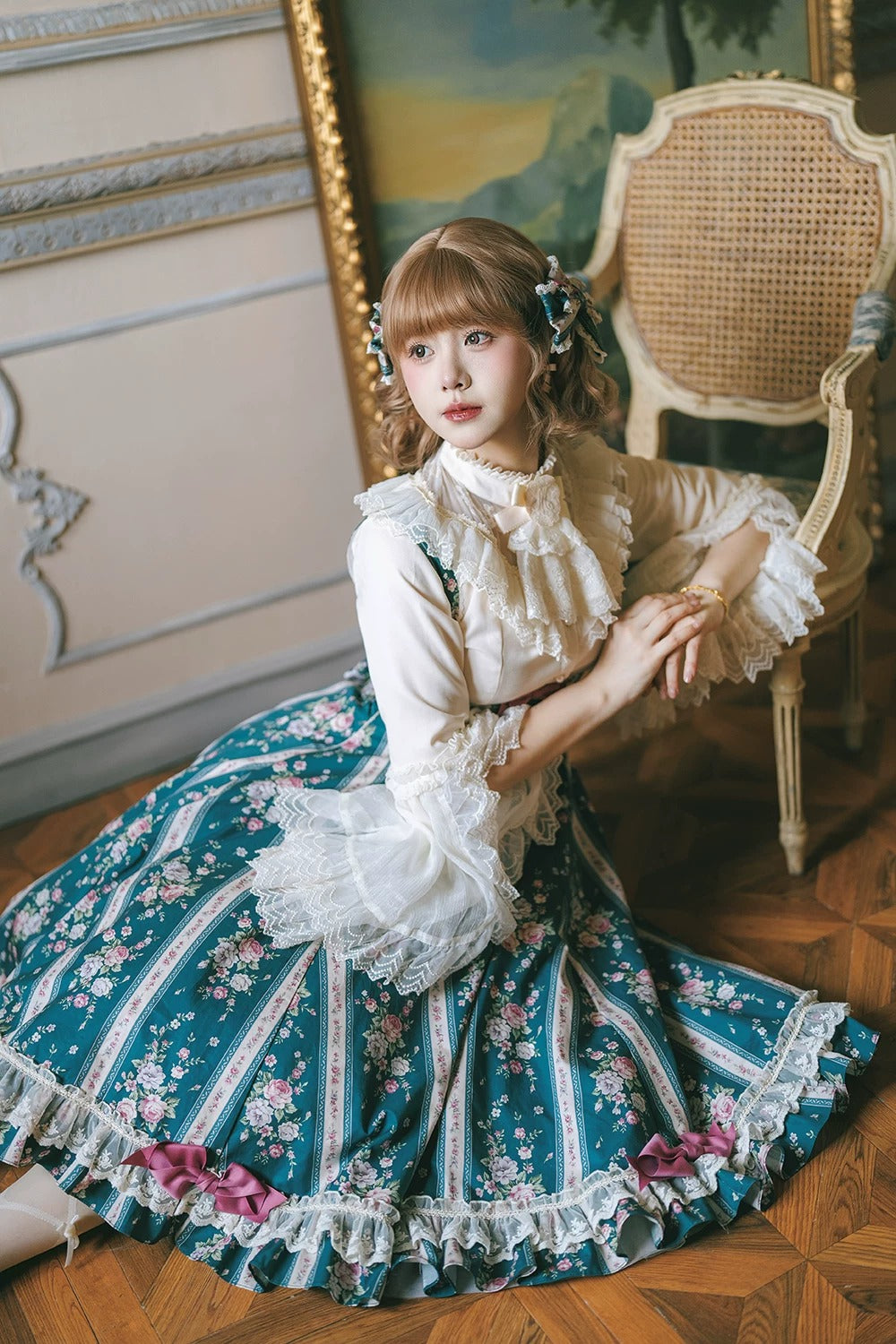 【受注予約~10/20】Susan Garden ジャンパースカート【Miss Point】