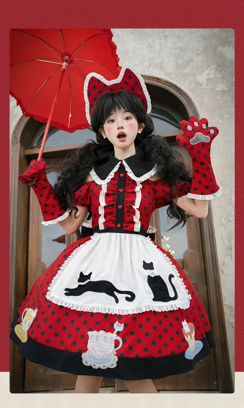 【受注予約~8/18】Teacup Kitty ワンピース・フルセット【包子猪】