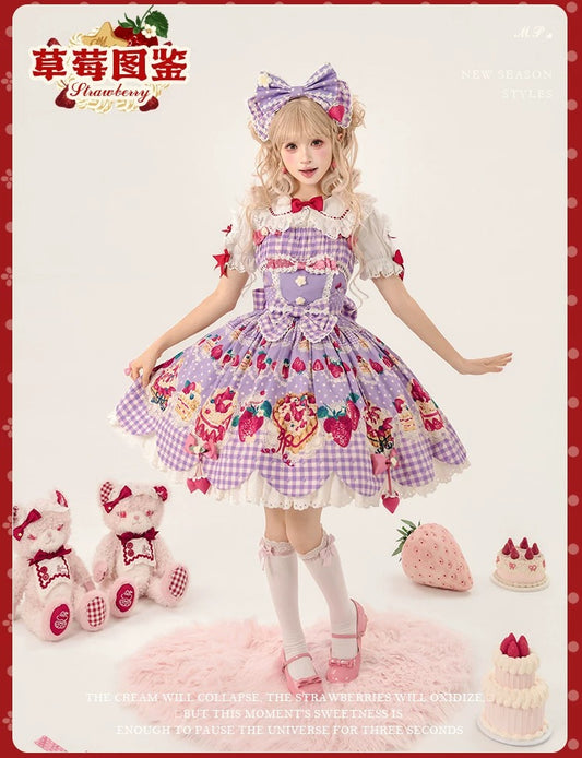 【受注予約~8/27】Strawberry Cake Illustration 2026ver. ブラウス【花与珍珠匣】