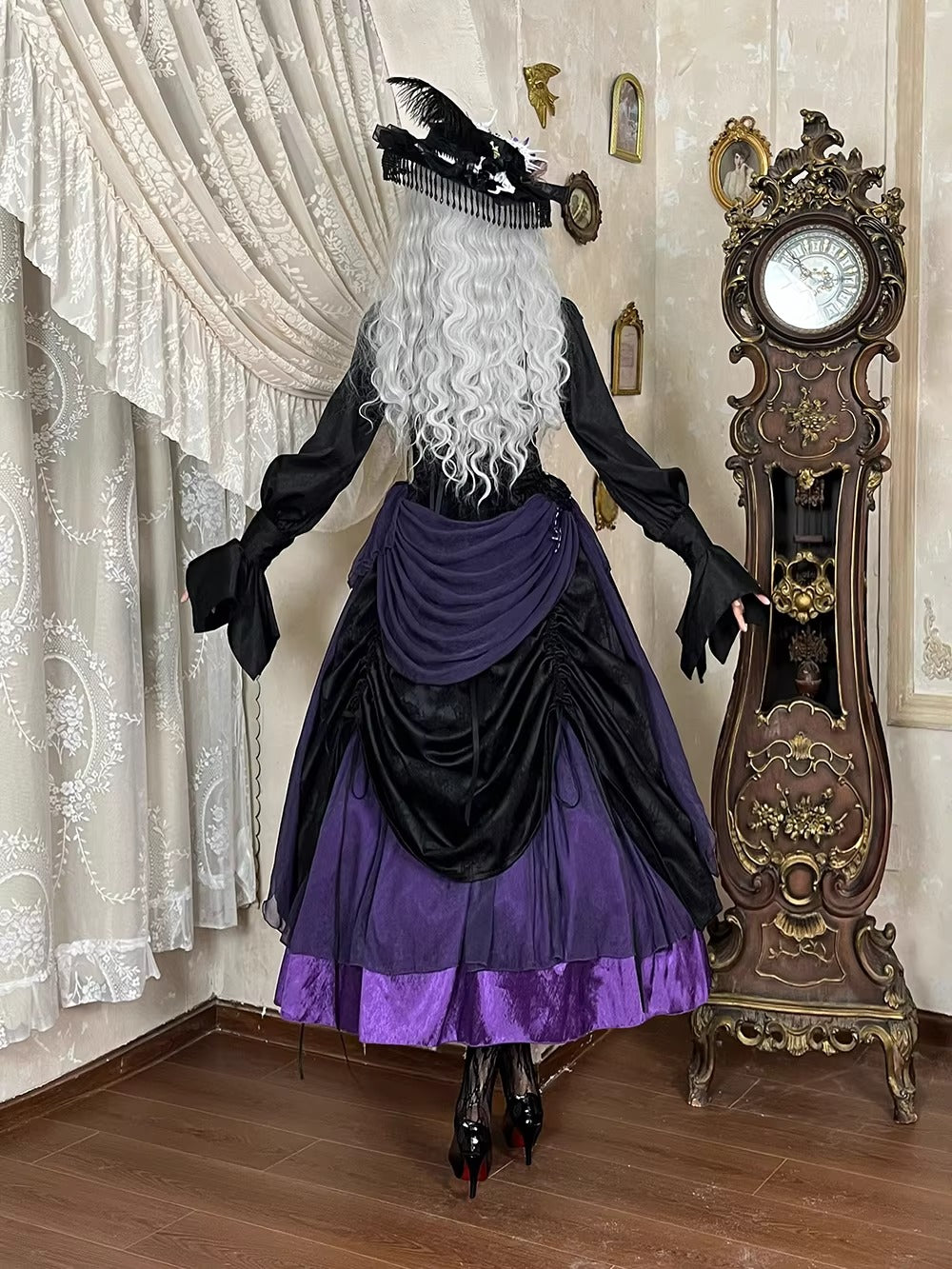 【受注予約~2/24】Returning on a Moonlit Night スカート【Miss Point】