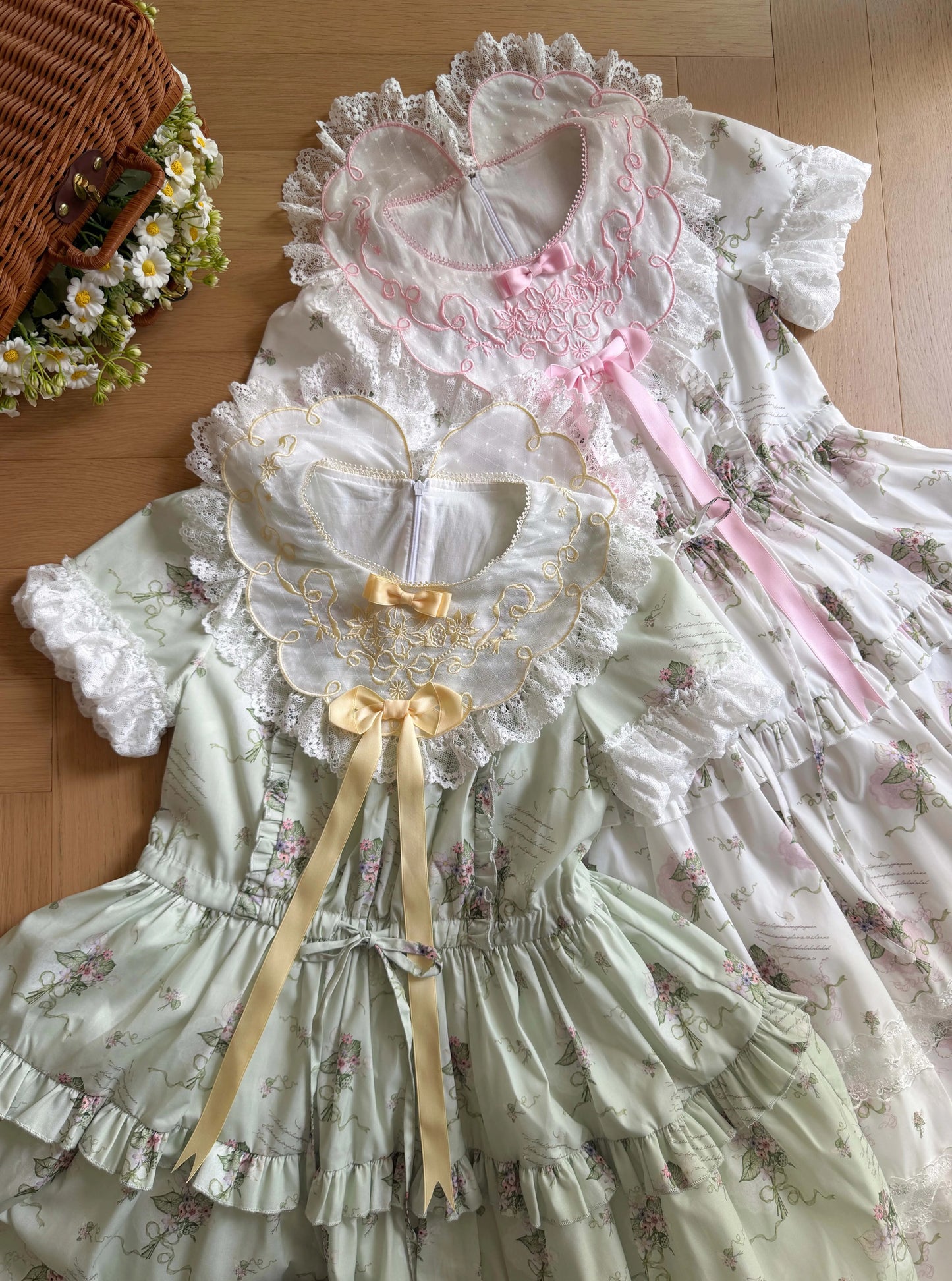 【受注予約~9/8】夏咲の花々 ワンピース【Fairy Doll】
