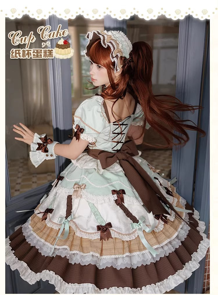 【受注予約~1/26】CupCakes ワンピース【花与珍珠匣】