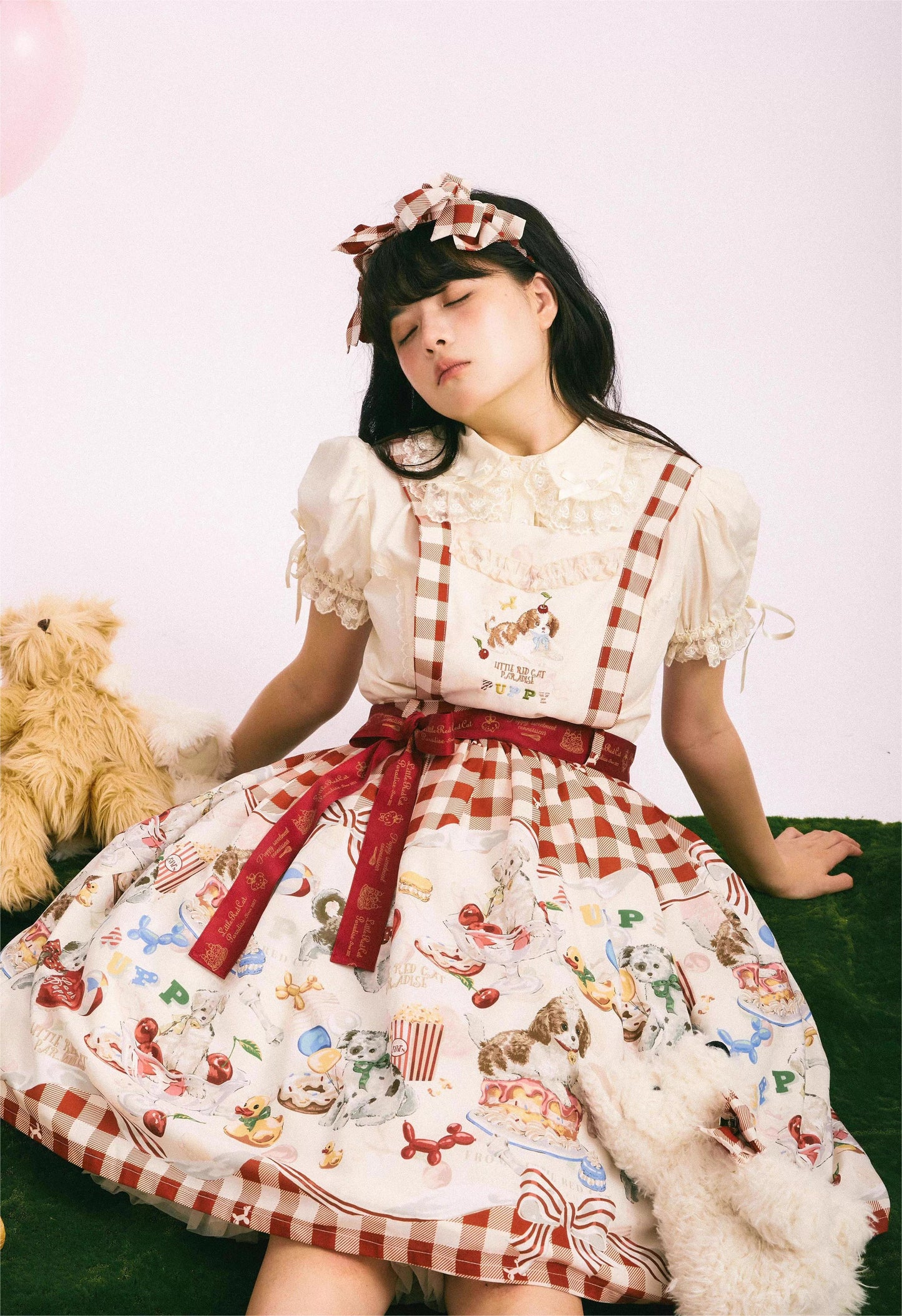 Hunde-Konditor-Pulloverrock [Little Red Cat Paradise]