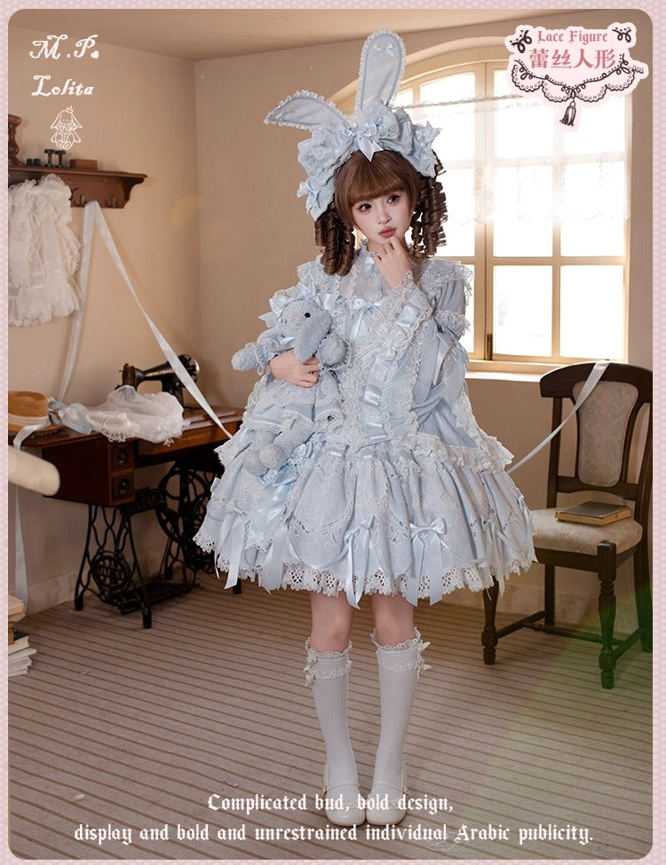 【受注予約~12/23】Race Doll ワンピース(タイプ3)【花与珍珠匣】