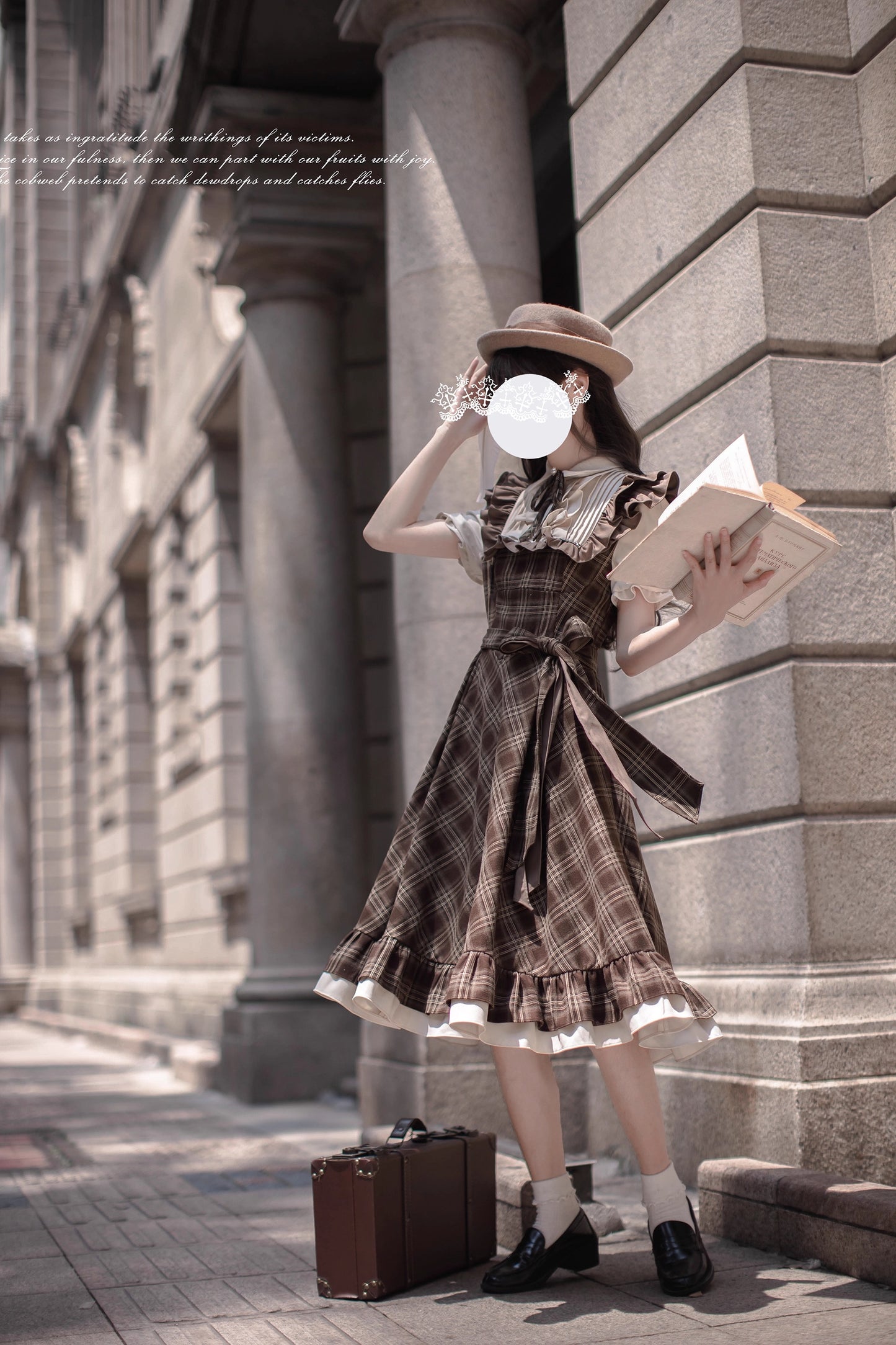 Dusk on the Thames ワンピース(半袖)【胡桃木JK】