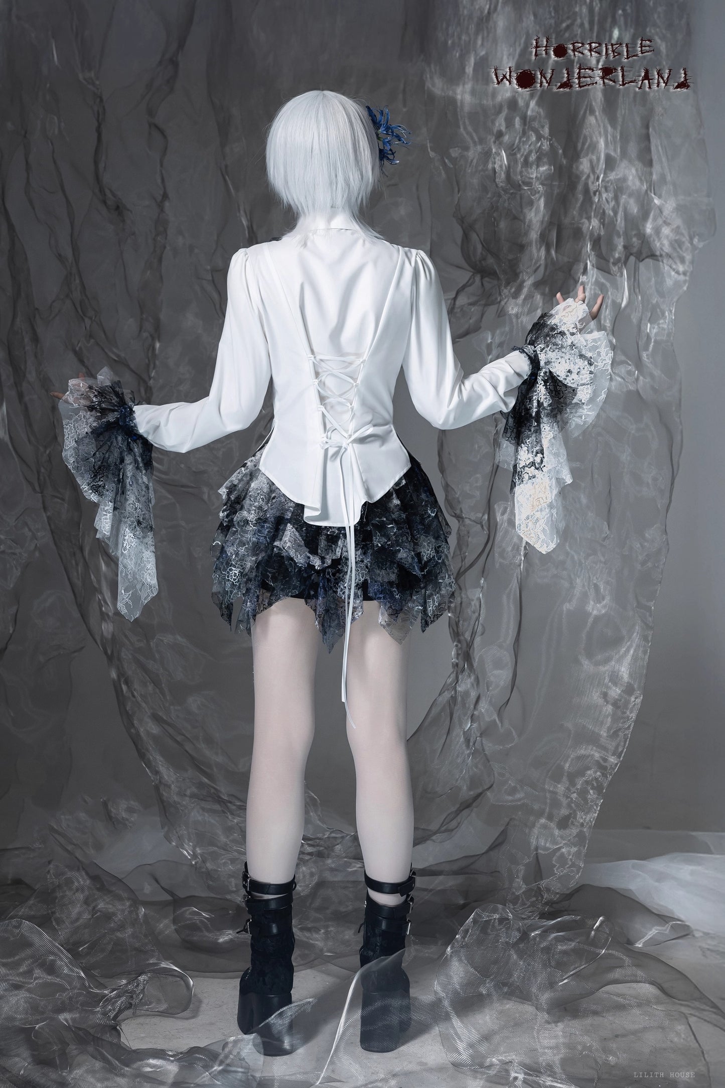 【受注予約~12/10】Horrible Wonderland ブラウス(無地ver.)【Lilith House】