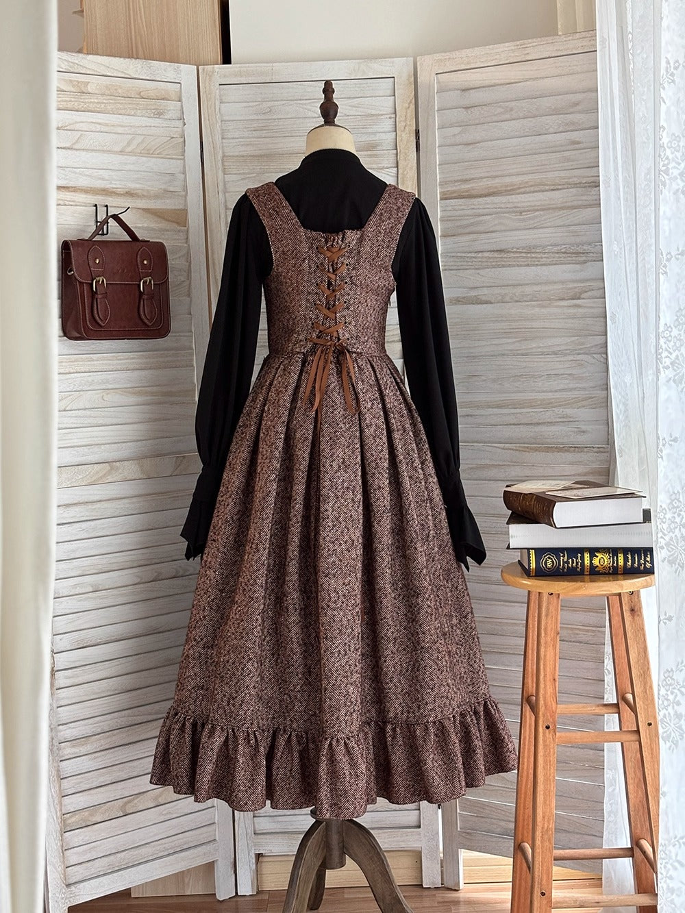 【受注予約~11/30】Earl Gray Tea 2.0 ジャンパースカート【Miss Cube】