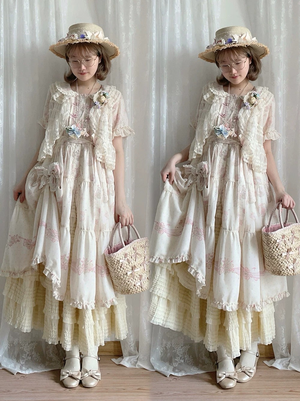 【受注予約~6/11】Blossom Lamb ワンピース(タイプ2)【Miss Point】