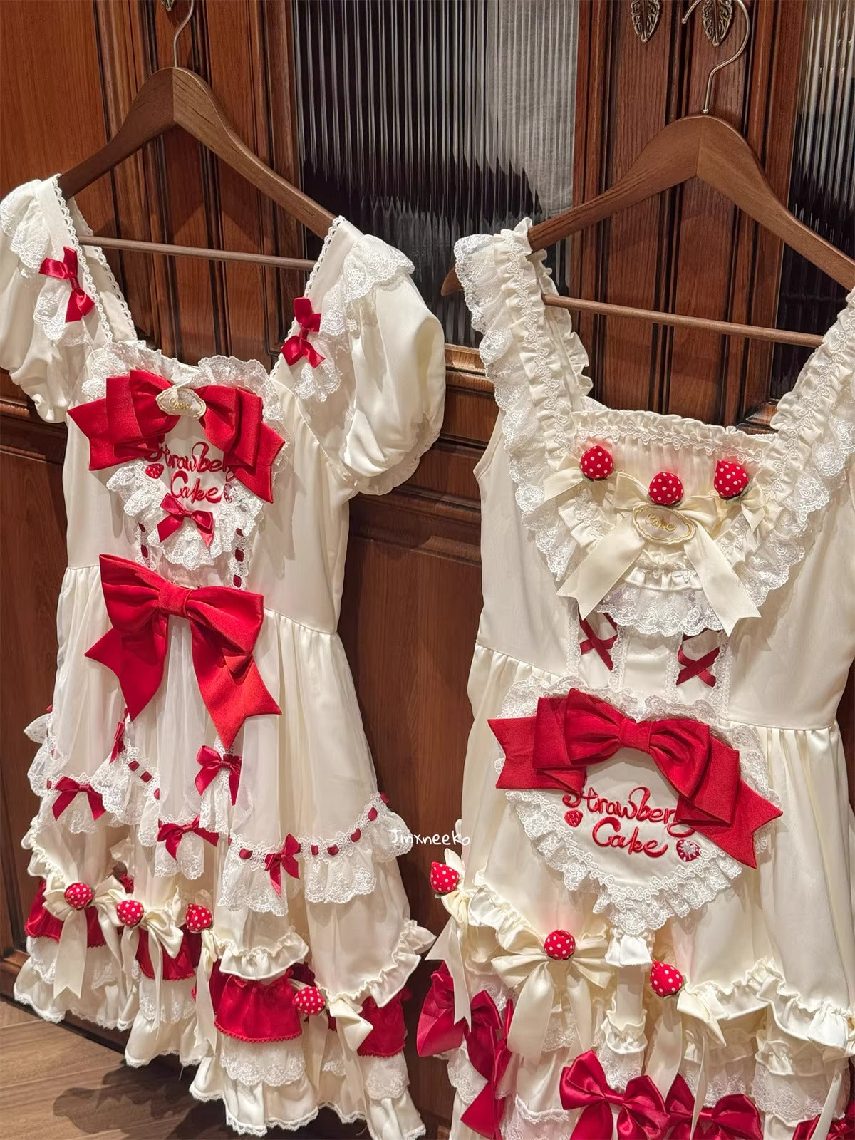 【受注予約~3/18】初雪苺 ワンピース・ジャンパースカート【Uncle's Workshop】