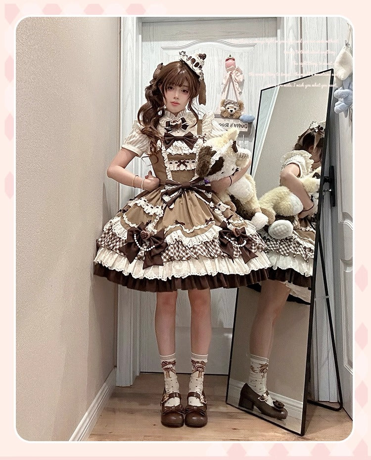 【受注予約~12/14】ベリーショートケーキ ジャンパースカート【櫻姫】