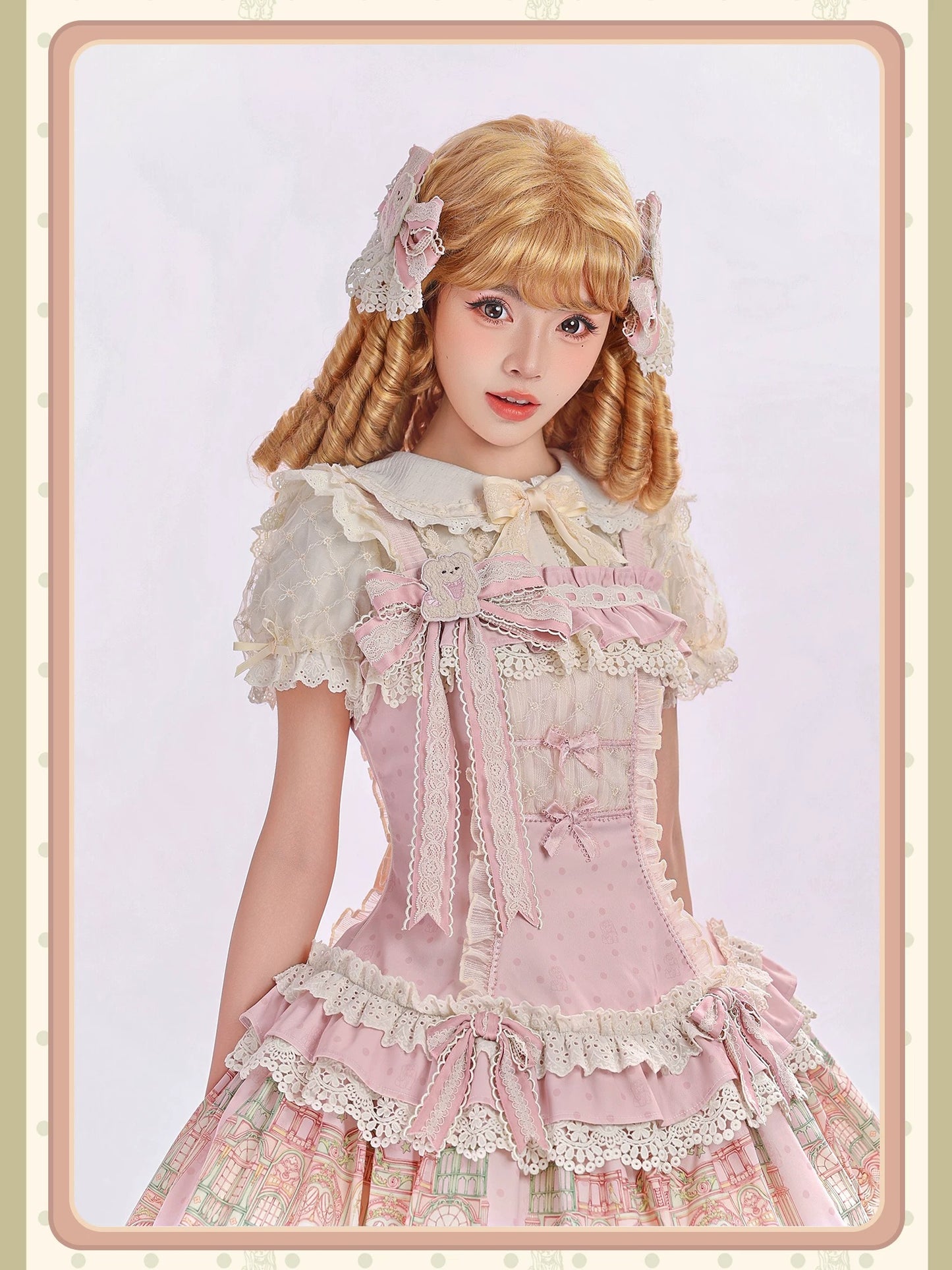 【受注予約~9/6】Fluffy Cat Castle ワンピース・ジャンパースカート【Alice Girl】