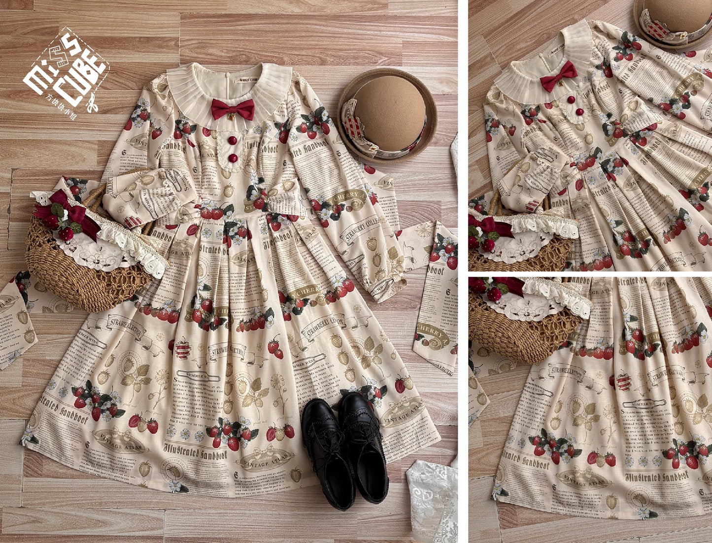 【受注予約~9/17】Grass art collection ワンピース【Miss Cube】