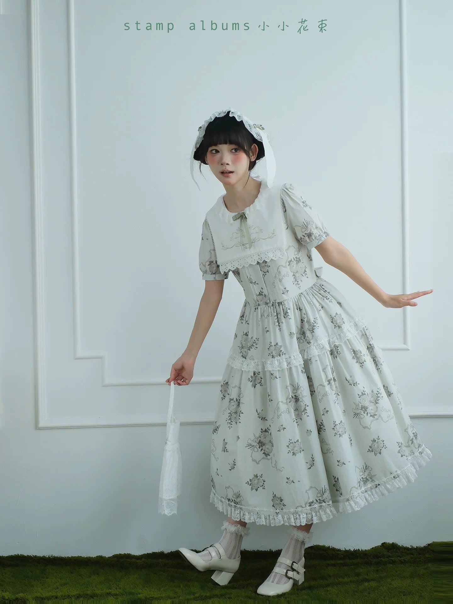 【受注予約~7/2】Petit Bouquet ワンピース・ジャンパースカート【Stamp Albums】