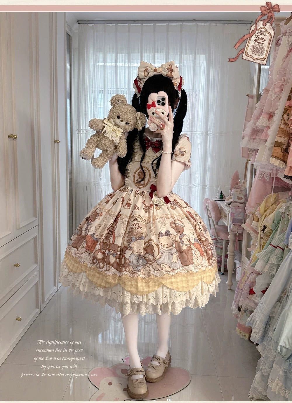 【受注予約~8/4】Teddy Bear Museum ワンピース【First Dream】