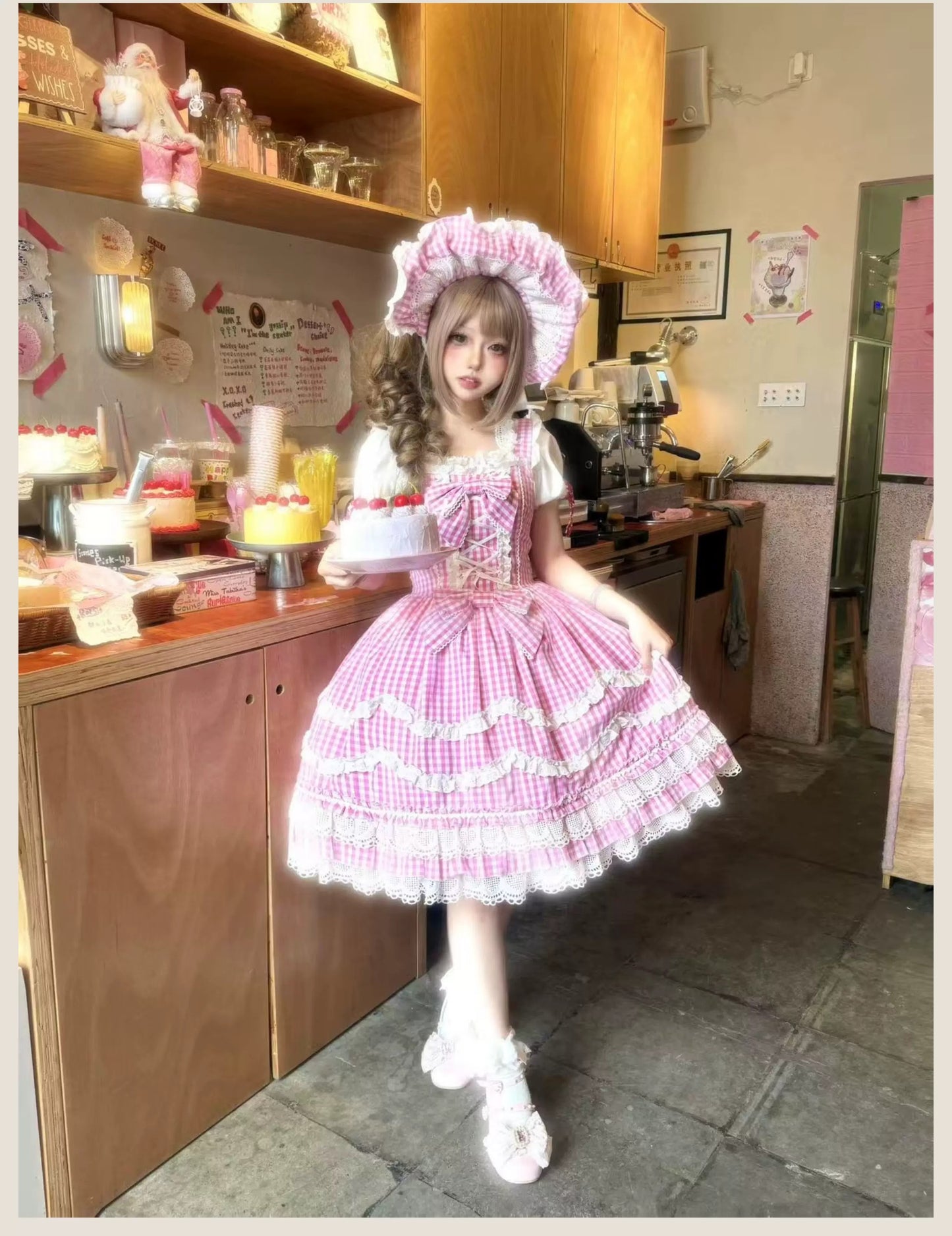 Plaid Baileys ジャンパースカート・フルセット【TaTaTa Lolita】