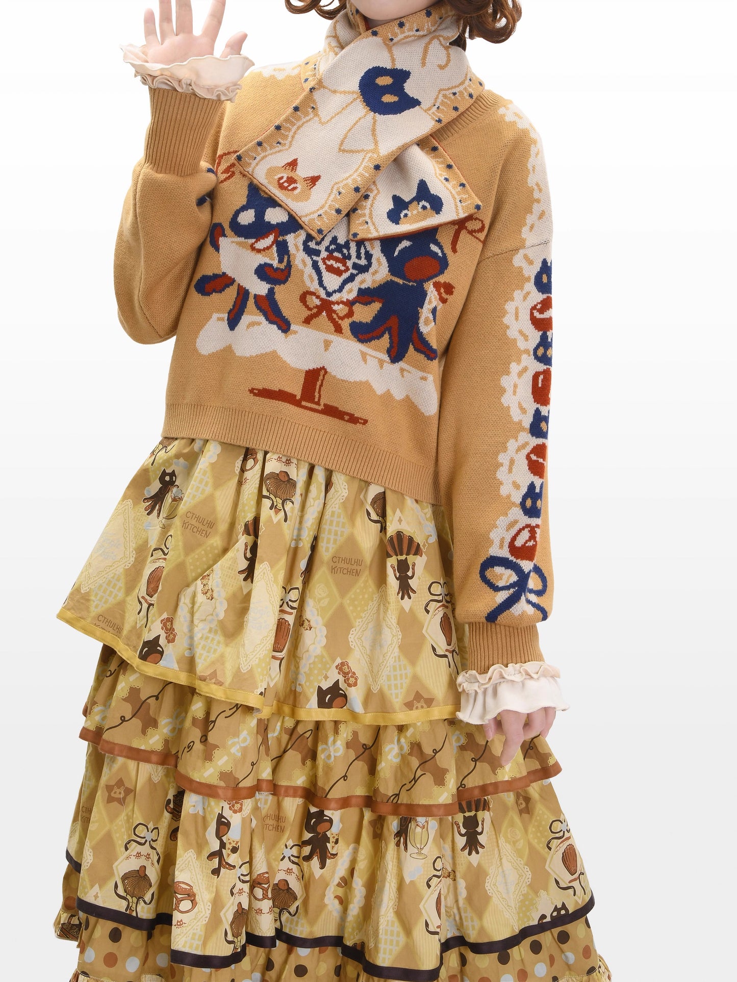 Cat Afternoon Tea スカート【FrogicStudio】