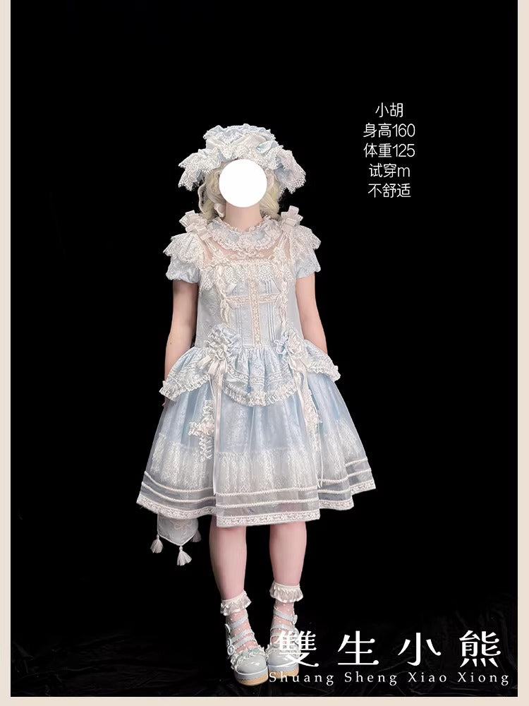 【受注予約~2/3】クロスドール ワンピース(タイプ1)【双生小熊】