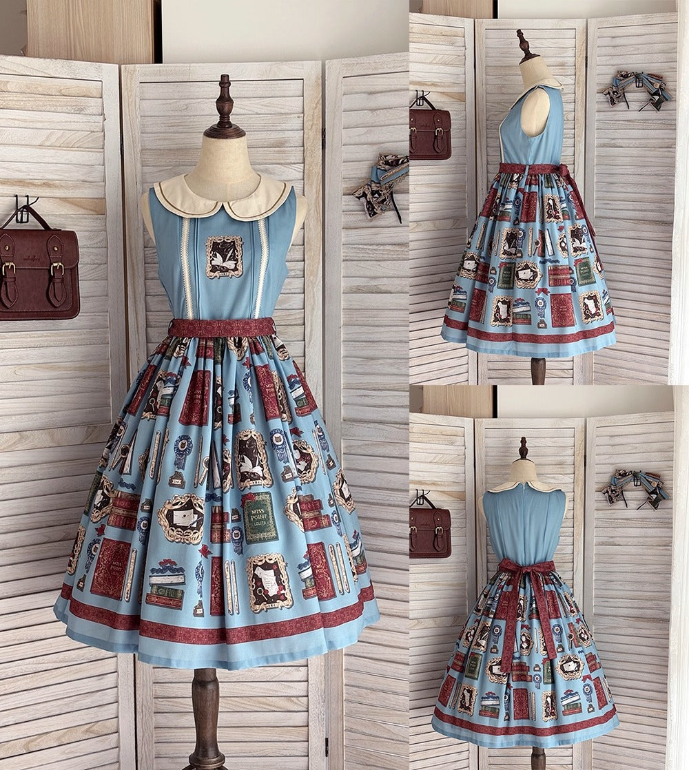 【受注予約~10/22】Wheat Book ジャンパースカート【Miss Cube】