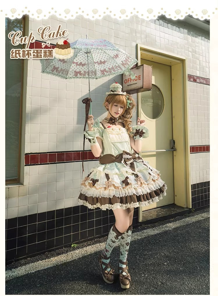 【受注予約~1/26】CupCakes ワンピース【花与珍珠匣】