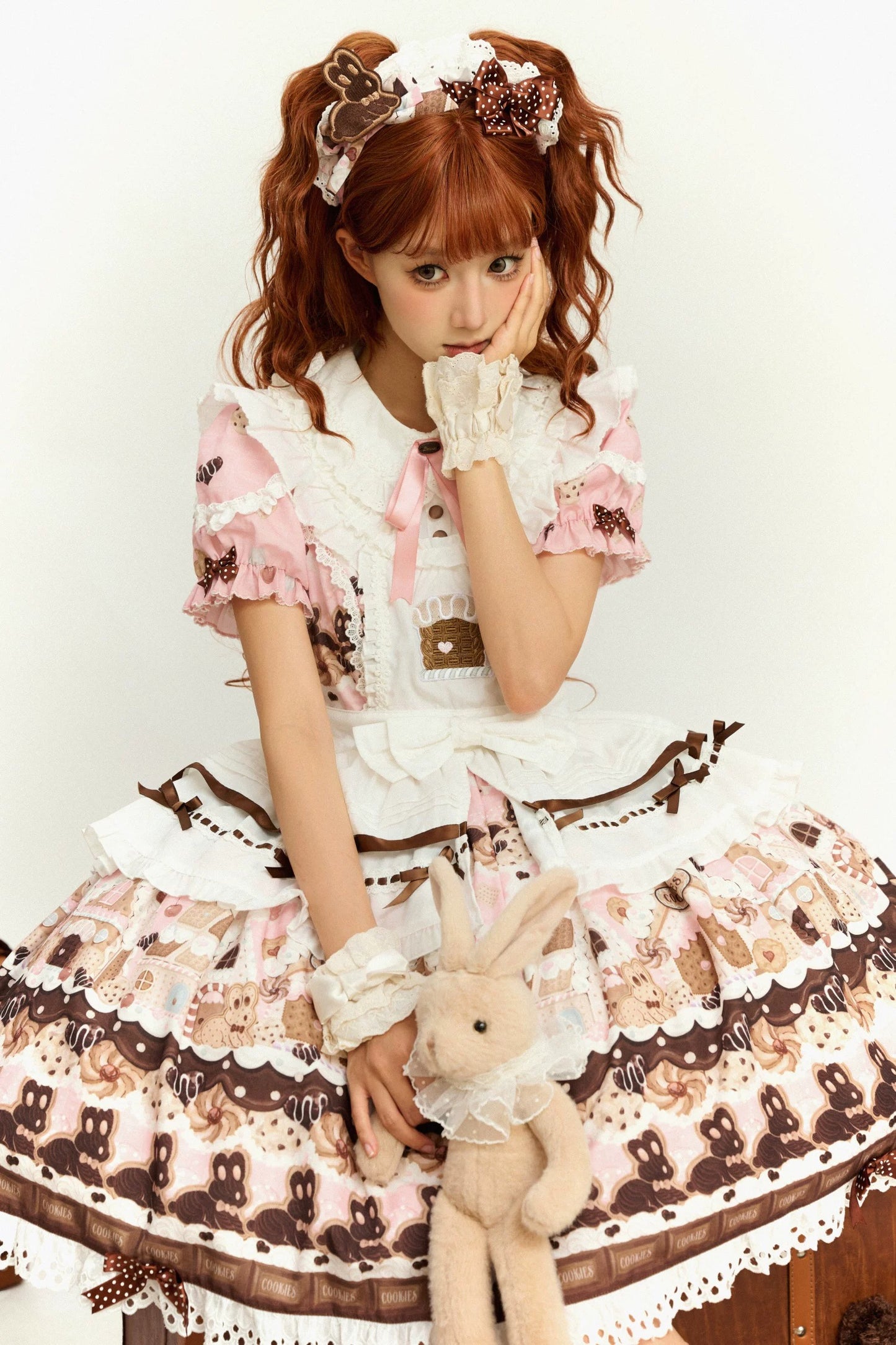 【受注予約~5/18】Bunny Gingerbread House アクセサリー【babyblue】