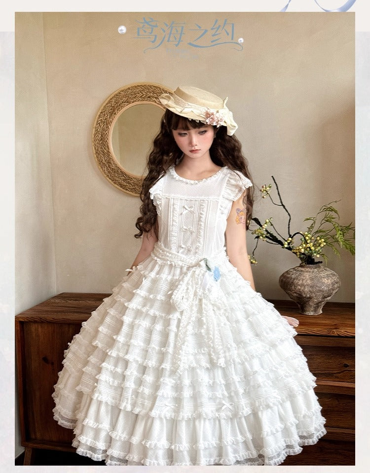 【受注予約~9/28】Summary of the Sea ジャンパースカート(タイプ2)【梅子】