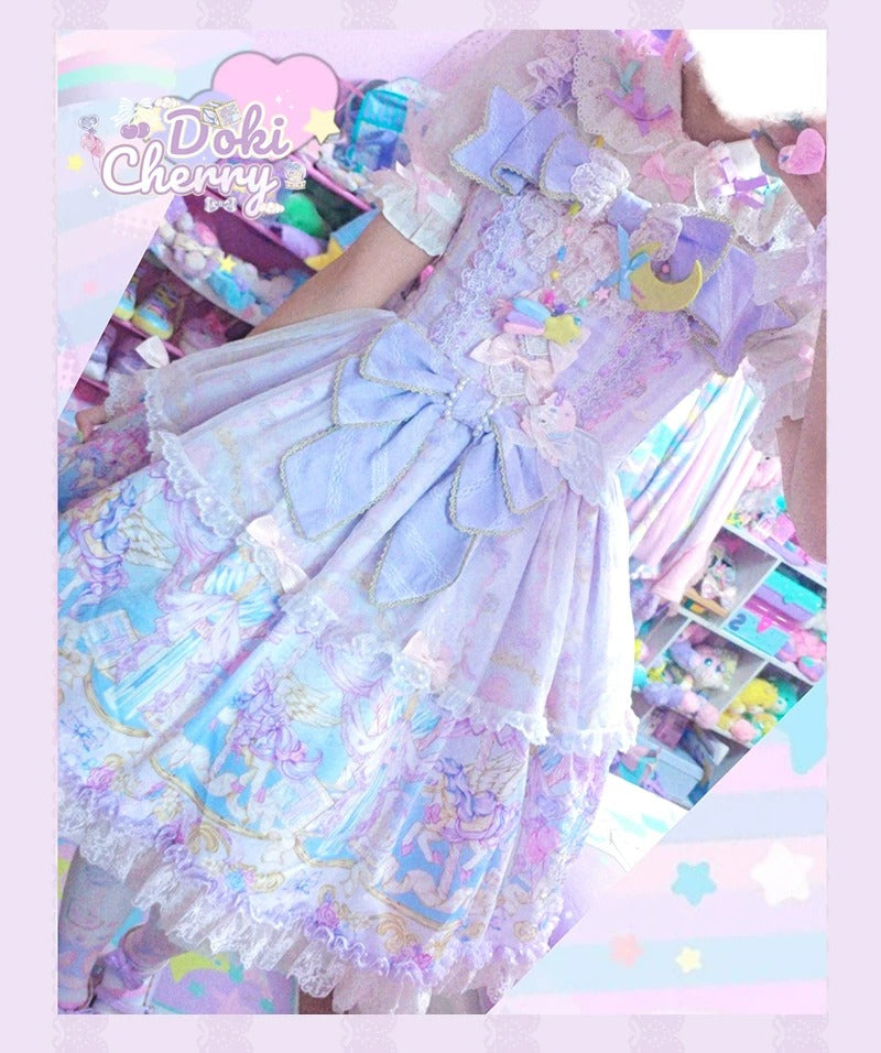 【受注予約~10/29】Paradise Carnival ワンピース・カチューシャセット【Doki Cherry】