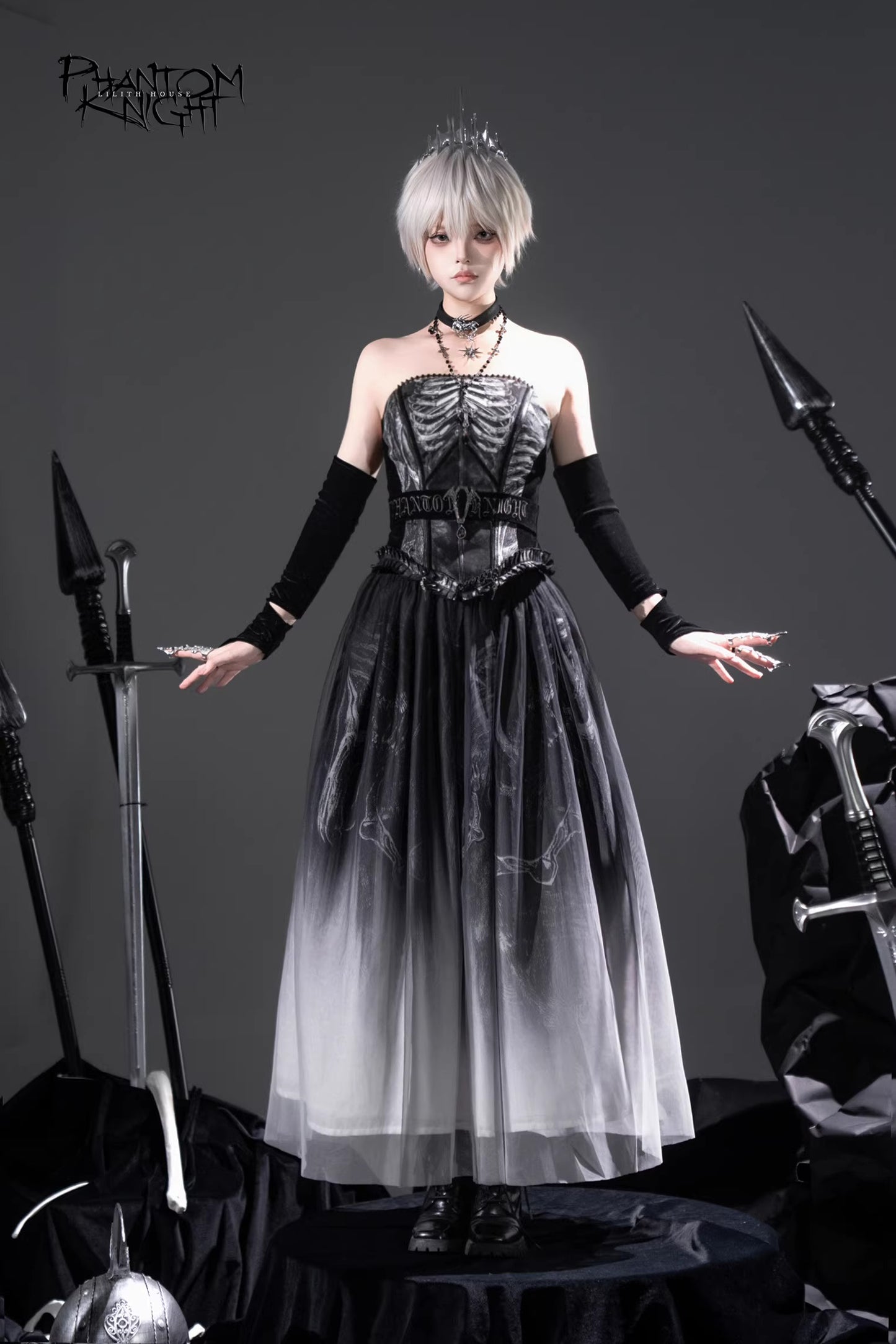 【受注予約~6/8】Ghost Rider コルセット・スカート【Lilith House】