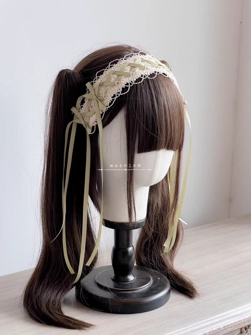リボンテールヘッドドレス【妹抖手作工作屋】