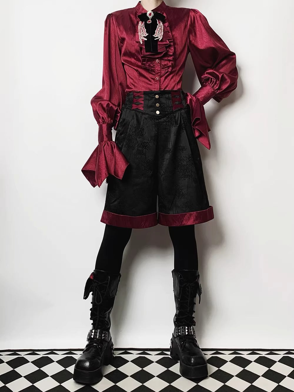 【受注予約~2/24】Returning on a Moonlit Night パンツ【Miss Point】