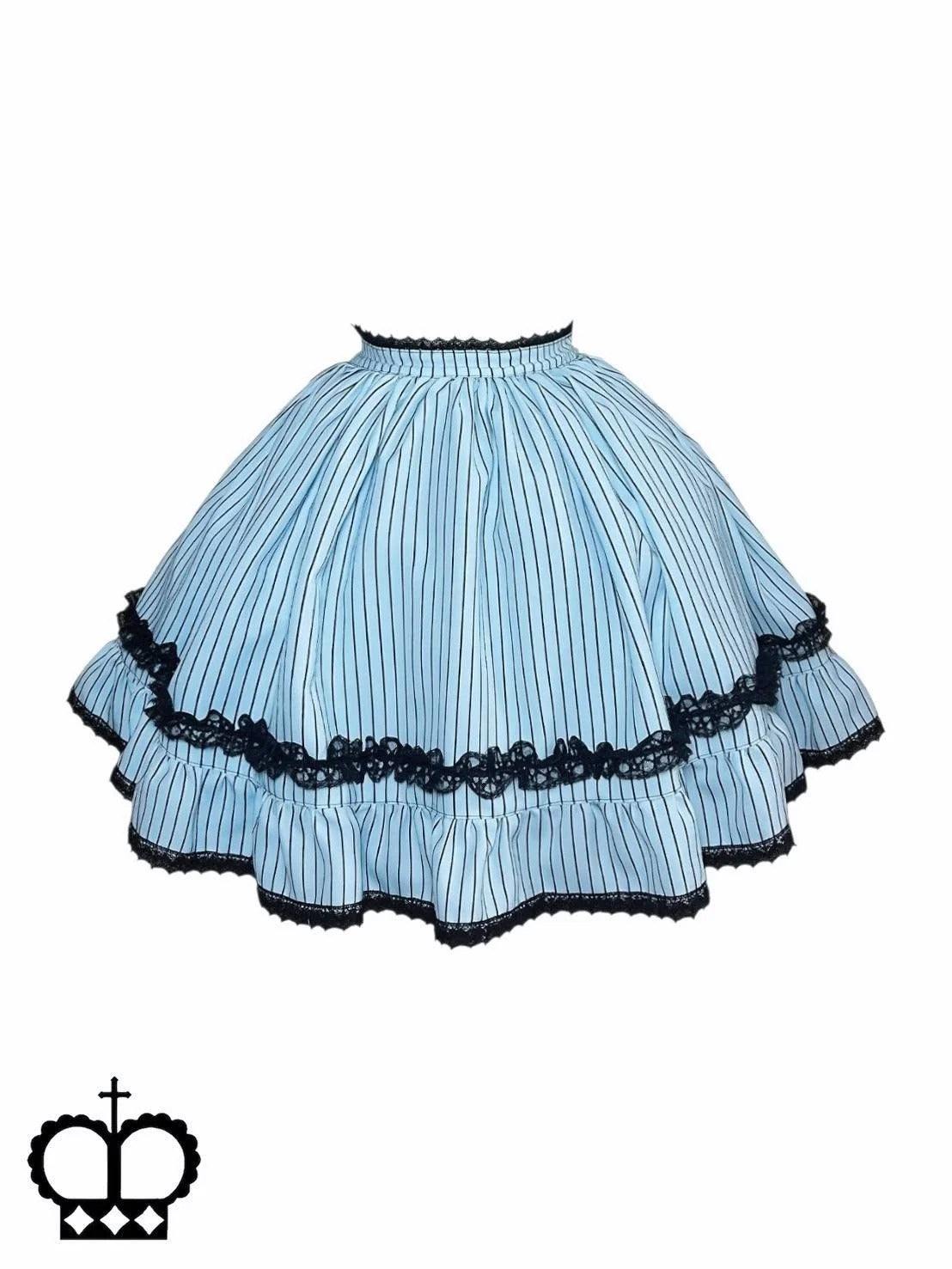 Pinstripe Alice Jacket/Skirt【Rose Noire】