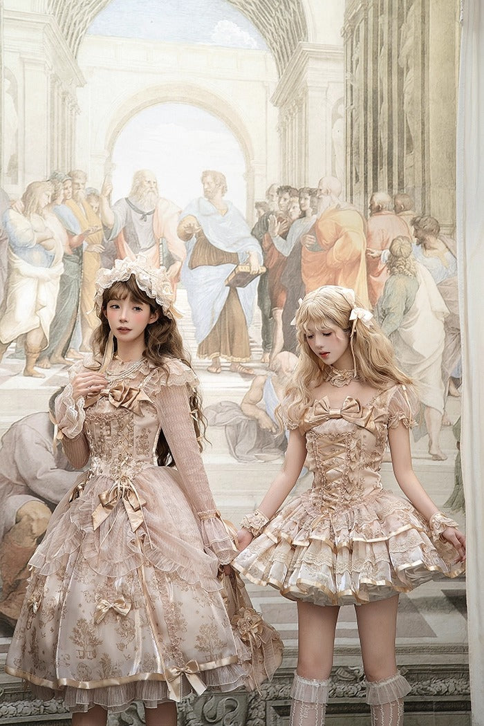 【受注予約~9/11】Gilded Dream ジャンパースカート【双生小熊】